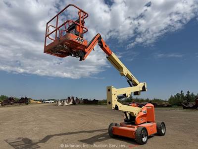 2014 JLG E450AJ 45' Electric Articulating Boom Lift Man Aerial Platform bidadoo