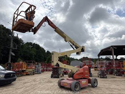 2018 JLG E450AJ 45' Electric Articulating Boom Lift Man Aerial Platform bidadoo