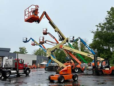2014 JLG E450AJ 45' Electric Articulating Boom Lift Man Aerial Platform bidadoo
