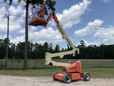 2015 JLG E450AJ 45' Electric Articulating Boom Lift Man Aerial Platform bidadoo