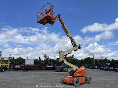 2016 JLG E450AJ 45’ Electric Articulating Boom Lift Man Aerial Hyd Jib bidadoo