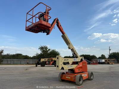 2014 JLG E450AJ 45' Electric Articulating Boom Lift Man Aerial Platform bidadoo