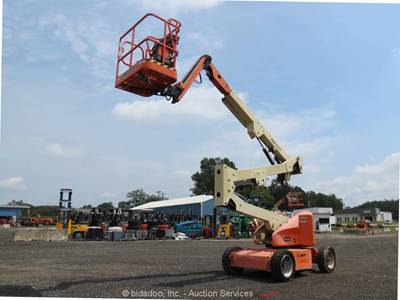 2014 JLG E450AJ 45' Electric Articulating Boom Lift Man Aerial Platform bidadoo