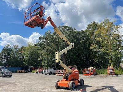 2017 JLG E450AJ 45' Electric Articulating Boom Lift Man Aerial Platform bidadoo