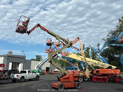 2013 JLG E450AJ 45' Electric Articulating Boom Lift Man Aerial Platform bidadoo