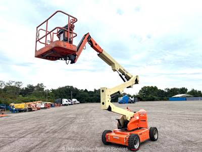 2014 JLG E450AJ 45’ Electric Articulating Boom Lift Man Aerial Platform bidadoo