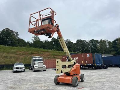 2016 JLG E450AJ 45' Electric Articulating Boom Lift Man Aerial Platform bidadoo