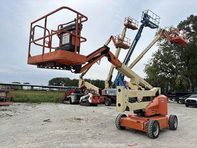 2014 JLG E450AJ 45' Electric Articulating Boom Lift Man Aerial Platform bidadoo