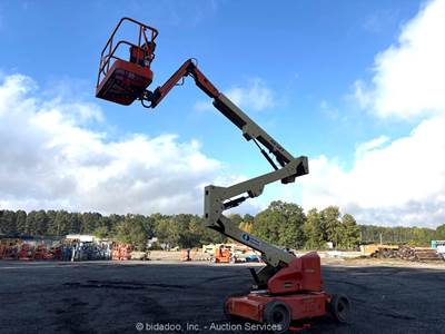 2013 JLG E450AJ 45' Electric Articulating Boom Lift Man Aerial Platform bidadoo