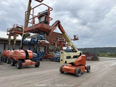 2015 JLG E450AJ 45' Electric Articulating Boom Lift Man Aerial Platform bidadoo