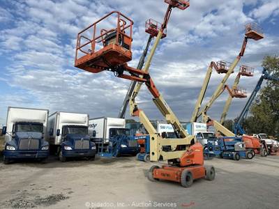 2013 JLG E450AJ 45' Electric Articulating Boom Lift Man Aerial Platform bidadoo
