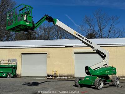 2017 JLG E600JP 60' Electric Articulating Boom Lift Man Aerial Platform bidadoo