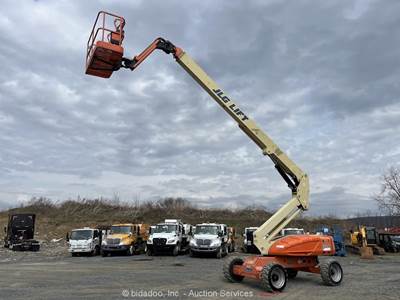 2014 JLG E600JP 60' Electric Articulating Boom Lift Man Aerial Platform bidadoo