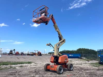 2017 JLG H340AJ 34' Hybrid Articulating Boom Lift Man Aerial Platform bidadoo