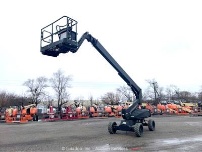 2015 JLG M600JP 60' Electric Hybrid Articulating Boom Lift Man Platform bidadoo