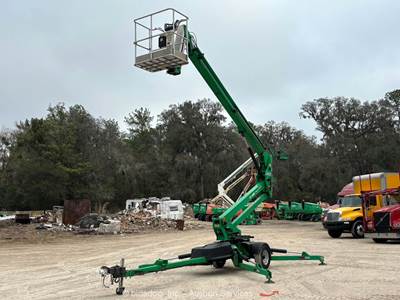 2018 JLG T500J 50' Gasoline Articulating Boom Lift Man Aerial Platform bidadoo