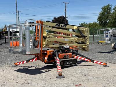 2011 JLG X550AJ 55' Electric Atrium Articulating Crawler Boom Lift Man bidadoo