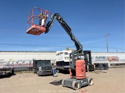 2017 Skyjack SJ30 ARJE 30' Electric Articulating Boom Lift Man Aerial bidadoo