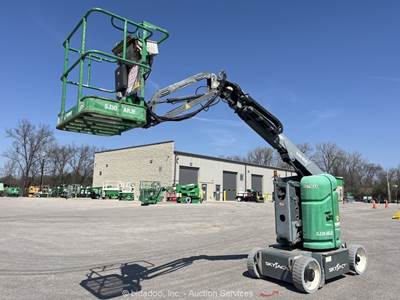 2018 Skyjack SJ30 ARJE 30' Electric Articulating Boom Lift Man Aerial bidadoo