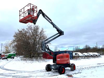 2016 Skyjack SJ46AJ 46' 4WD Dual Fuel Articulating Boom Lift Man Aerial bidadoo