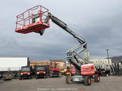 2017 Skyjack SJ63AJ 63' 4WD Diesel Articulating Boom Lift Man Aerial bidadoo