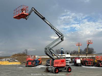 2015 Skyjack SJ63AJ 63' 4WD Diesel Articulating Boom Lift Manlift Aerial bidadoo