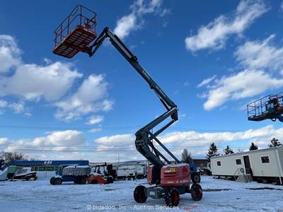 2015 Skyjack SJ63AJ 63' 4WD Diesel Articulating Boom Lift Man Aerial Jib bidadoo