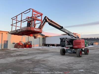 2016 Skyjack SJ63AJ 63' 4WD Diesel Articulating Boom Lift Man Aerial bidadoo