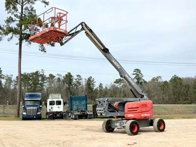 2015 Skyjack SJ63AJ 63' 4WD Diesel Articulating Boom Lift Man Aerial Jib bidadoo