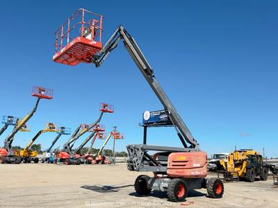 2014 Skyjack SJ63AJ  63' 4WD Diesel Articulating Boom Lift Man Aerial bidadoo