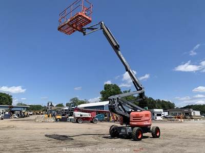 2016 Skyjack SJ63AJ 63' 4WD Diesel Articulating Boom Lift Man Aerial Jib bidadoo