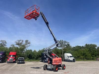 2016 Skyjack SJ63AJ 63' 4WD Diesel Articulating Boom Lift Man Aerial bidadoo