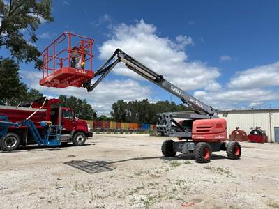 2016 Skyjack SJ63AJ 63' 4WD Diesel Articulating Boom Lift Man Aerial bidadoo