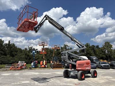 2016 Skyjack SJ63AJ 63' 4WD Diesel Articulating Boom Lift Manlift Aerial bidadoo