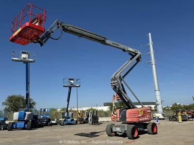 2018 Skyjack SJ85AJ 85’ 4WD Diesel Articulating Boom Lift Man Aerial bidadoo
