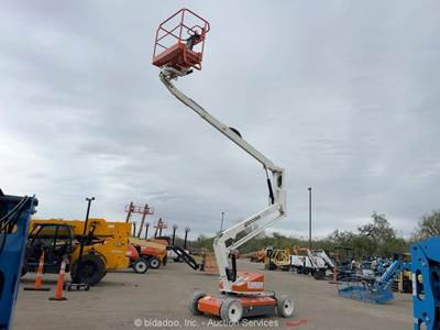 2023 Snorkel A38E 38' Electric Articulating Boom Lift Man Aerial Manlift bidadoo