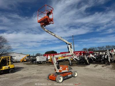 2021 Snorkel A38E 37' Electric Articulating Boom Lift Man Aerial bidadoo