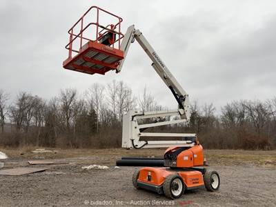 2018 Snorkel A46JE 46' Electric Articulating Boom Lift Man Aerial Jib bidadoo