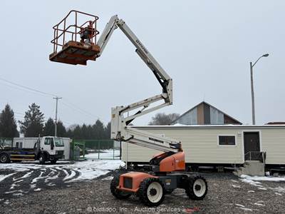 2017 Snorkel A46JRT 46' 4WD Diesel Articulating Boom Lift Aerial Hyd Jib bidadoo
