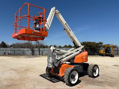 2017 Snorkel A46JRT 46' 4WD Diesel Articulating Boom Lift Man Aerial Jib bidadoo