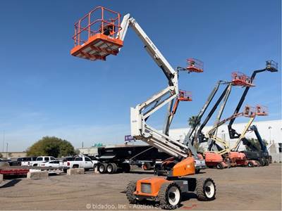 2017 Snorkel A46JRT 46' 4" 4WD Diesel Articulating Boom Lift Man Aerial bidadoo