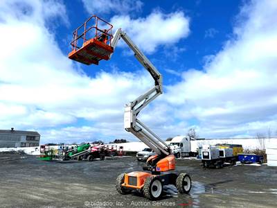 2017 Snorkel A46JRT 46' 4WD Diesel Articulating Boom Lift Aerial Hyd Jib bidadoo