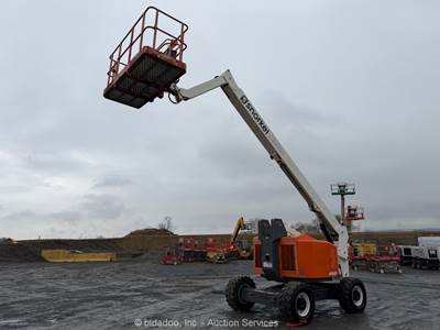 2016 Snorkel AB60J 60' 4WD Diesel Articulating Boom Lift Man Aerial Jib bidadoo