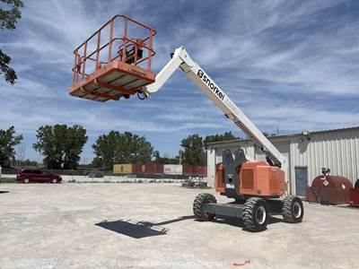 2018 Snorkel AB60J 60' 4WD D/F Articulating Boom Lift Aerial Manlift bidadoo
