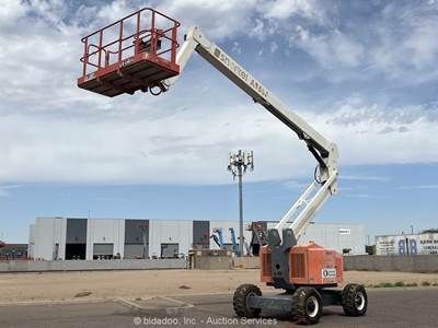 2016 Snorkel AB60J 60' 4WD Diesel Articulating Boom Lift Aerial Platform bidadoo