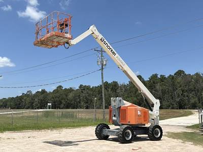 2021 Snorkel AB60J 60' 4WD Diesel Articulating Boom Lift Man Aerial Jib bidadoo