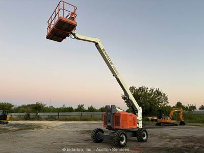 2016 Snorkel AB60J 60' 4WD Diesel Articulating Boom Lift Man Aerial bidadoo