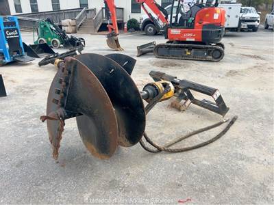 2022 Belltec LC300 Skid Steer Hydraulic Auger Drive Attachment 36" Bit bidadoo