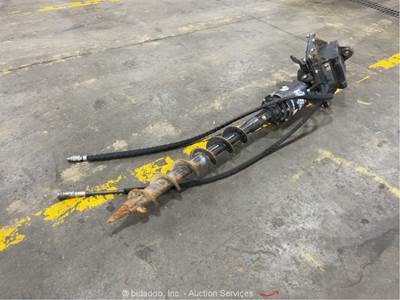 2023 Blue Diamond EX3 Extreme Duty Hydraulic Auger Drill Attachment bidadoo