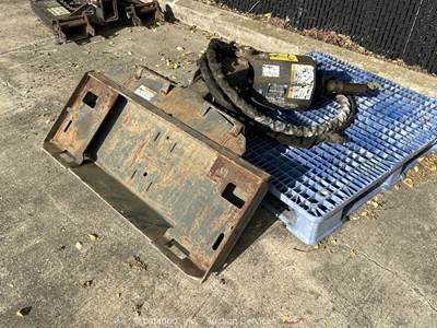 2016 Bobcat 15C Skid Steer Hydraulic Auger Drill Drive Bore Attachment bidadoo